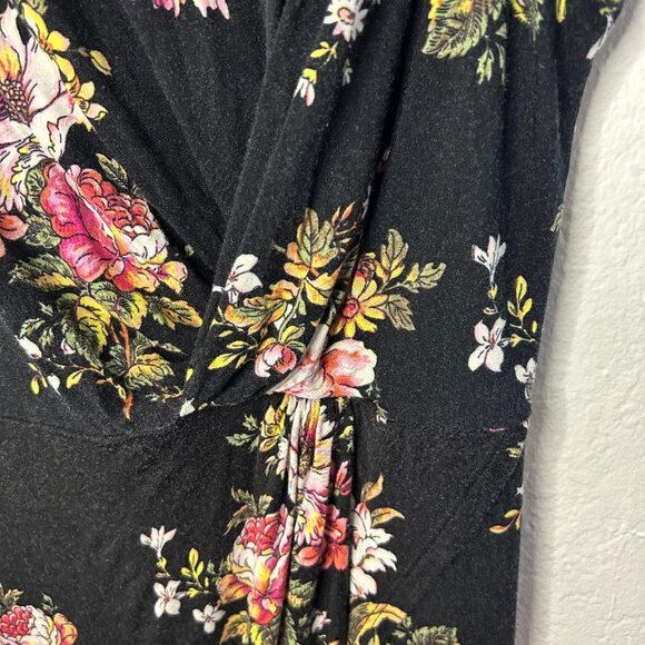 Floral Tulip Style Midi Tank Dress - Picture 3 of 5